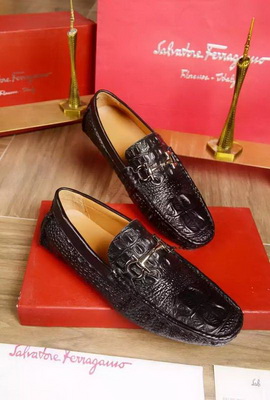 Salvatore Ferragamo Business Casual Men Shoes--065